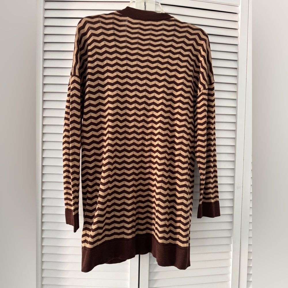 Edinburgh Knitwear Monte Carlo Stripe Cardigan - Picture 5 of 5